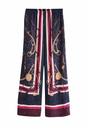 Next, WIDE LEG TROUSERS - Stoffhose - purple