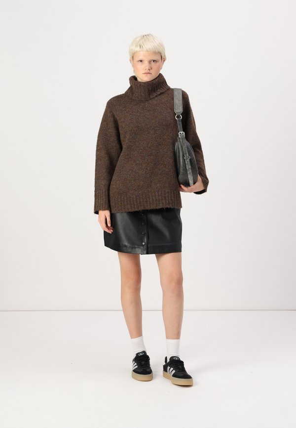 VMINGRID LS COWLNECK - Jumper - chocolate torte2