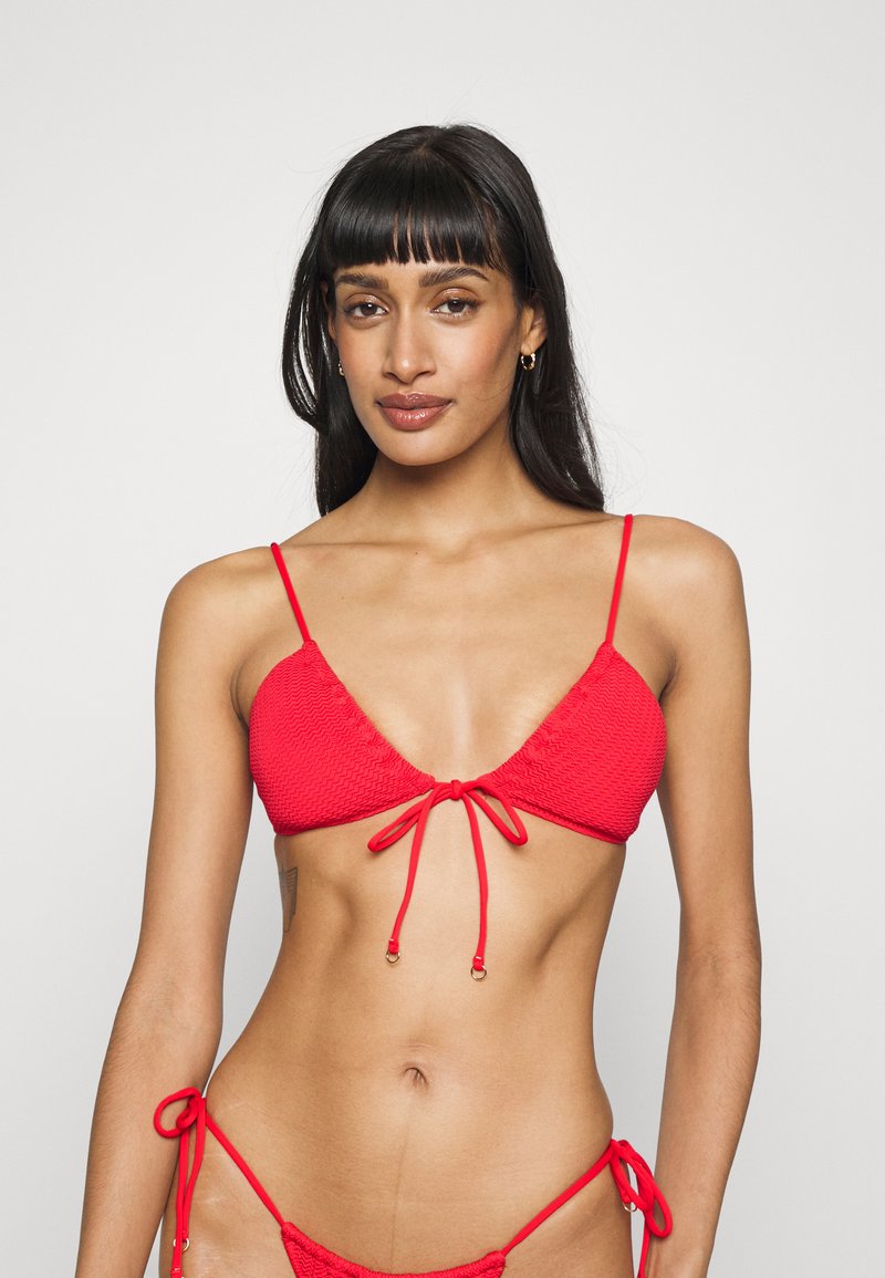 Seafolly - SEA DIVE DRAWSTRING NECK BRALETTE - Haut de bikini - chilli red, Agrandir