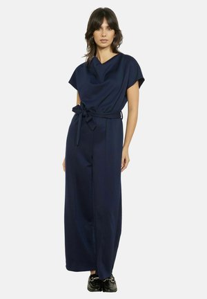 DRAPED BELTED - Jumpsuit - navy basic