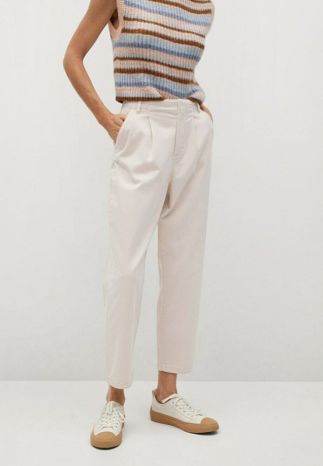 MAURO - Stoffhose - ecru