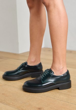 DEAN - Snøresko - dunkelgrün