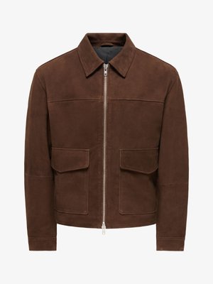 Only & Sons, Lederjacke - coffee bean