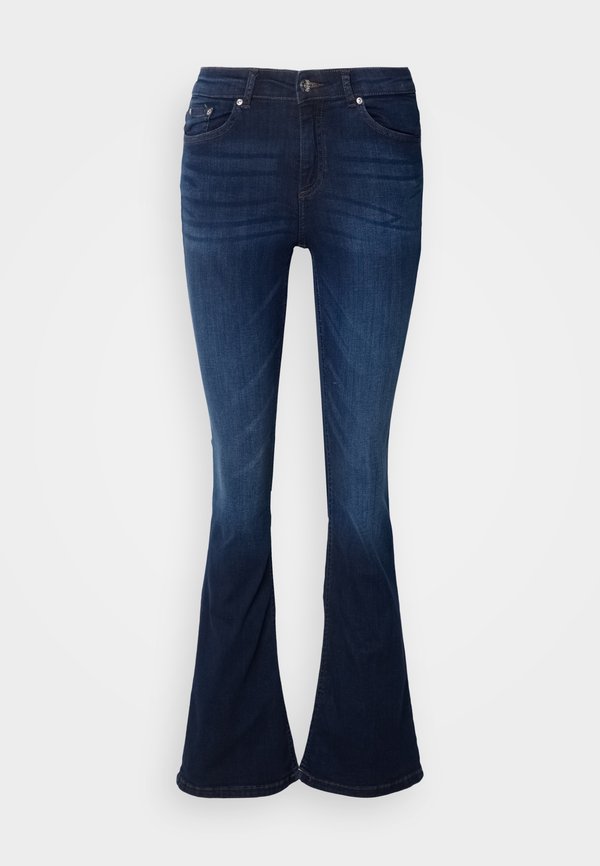 BYLOLA BYLUNI FLARE - Straight leg jeans - dark ink4