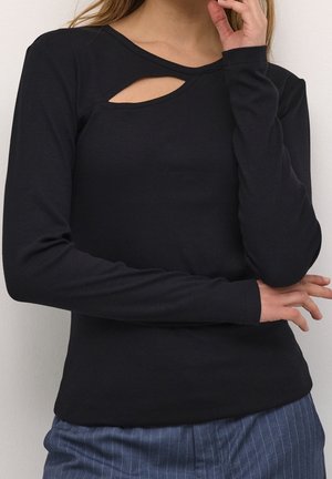 Maglietta a manica lunga - mottled black
