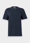 SLFRELAX MOCK NECK TEE  - T-shirt basique - dark sapphire