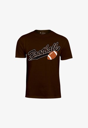 Cotton Prime, AMERICAN FOOTBALL - Print T-shirt - braun