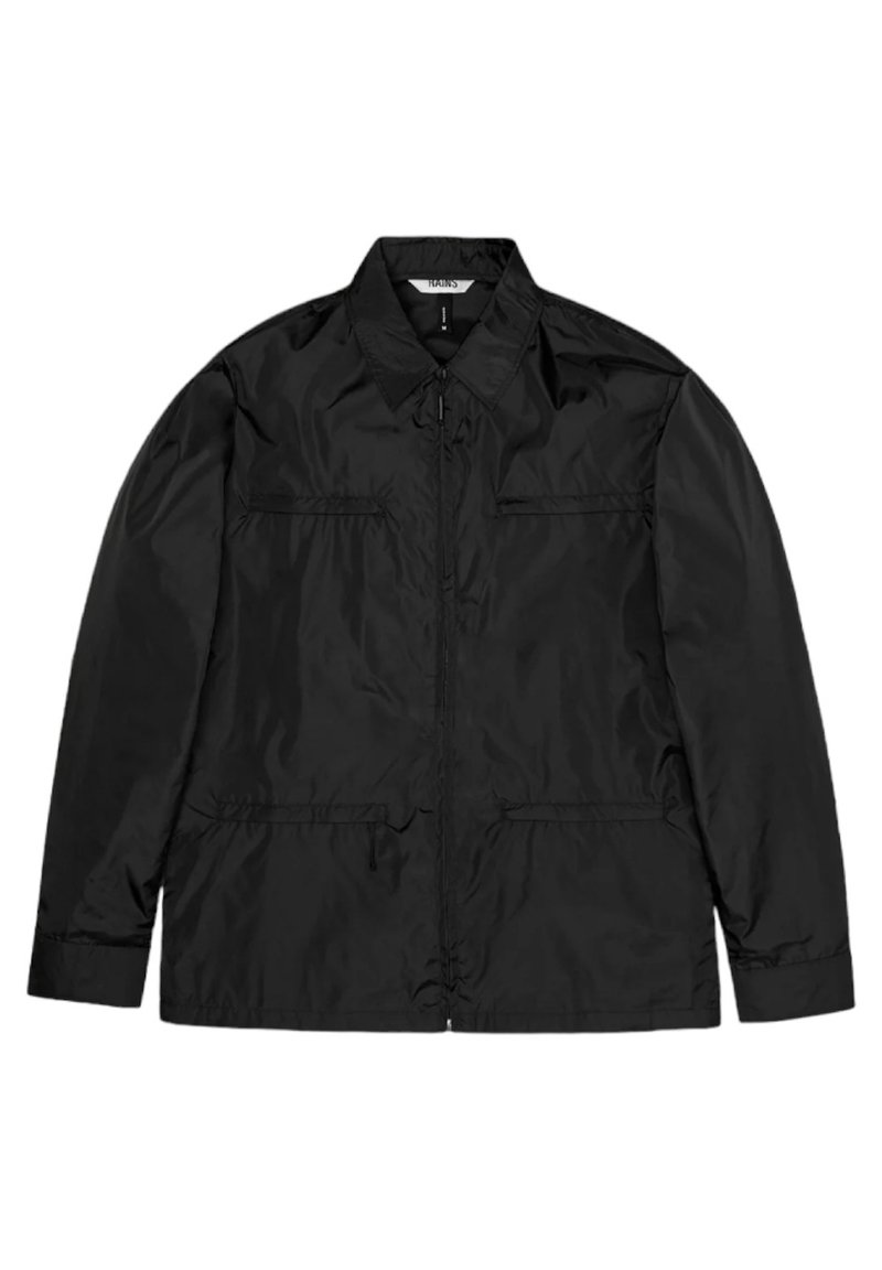 Rains Lichte jas zwart Rains Lichte jas zwart