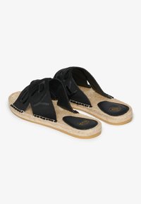 Superdry & Co CROSS STRAP  - Sandalias planas - black