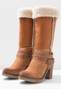 Cream Botas para la nieve - cognac