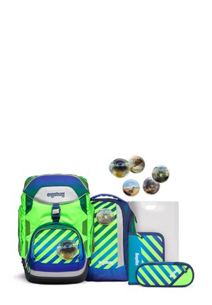 Ergobag LUMI-EDITION PACK-SET 6-TEILIG - Schulranzen Set - blau