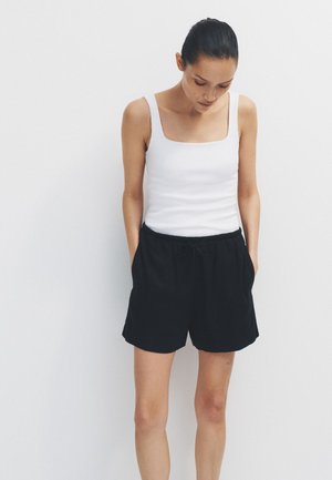 THE SET, 2-PACK - Shorts - black neutral