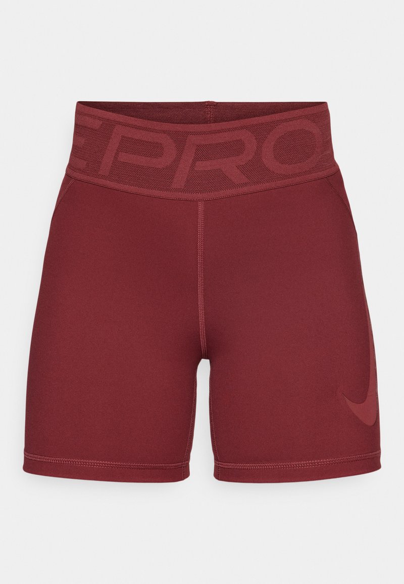 Pantaloni sportivi color bordeaux con una ampia vita elastica caratterizzata da un delicato motivo impresso e un piccolo logo Nike sul lato inferiore.