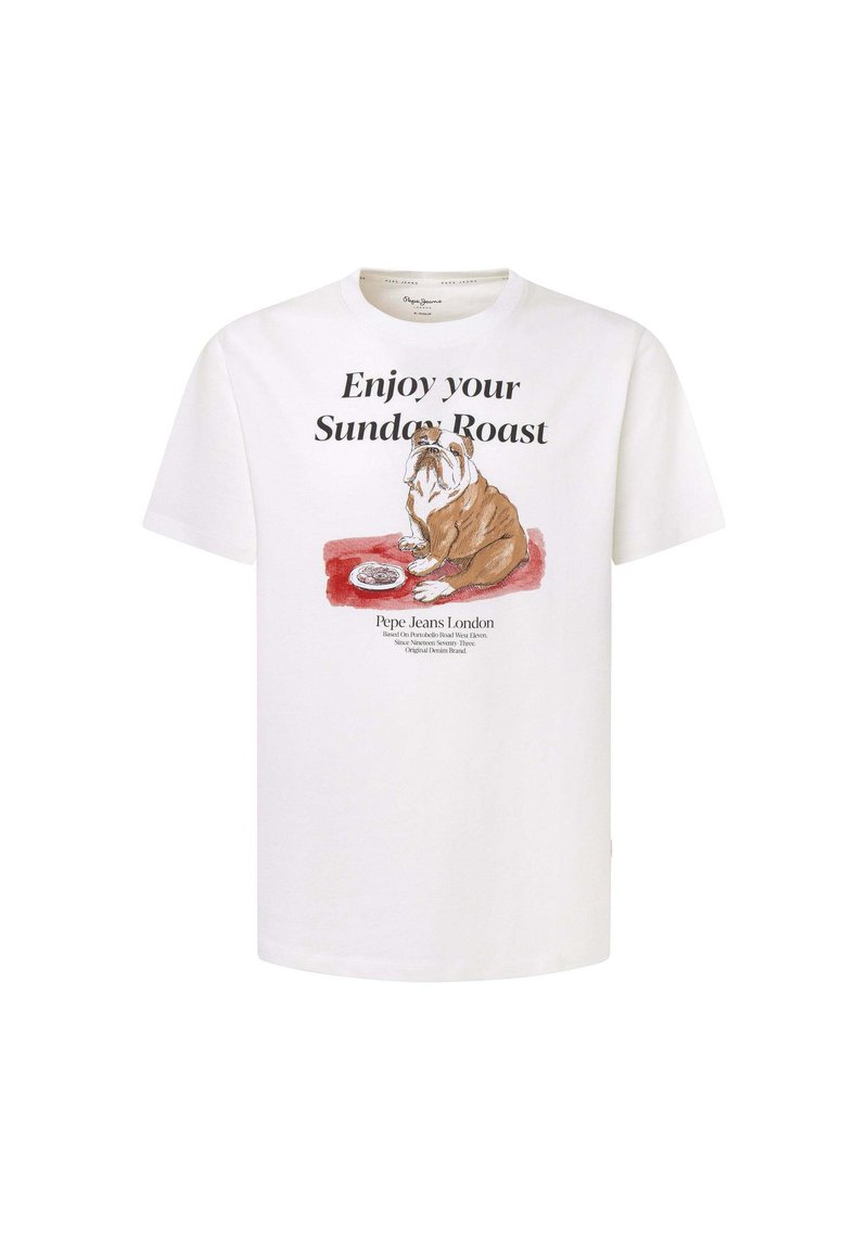 Pepe Jeans T-shirt print crème