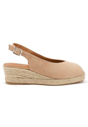 OPEN SLINGBACKS WITH WEDGE - Zeppe - pink