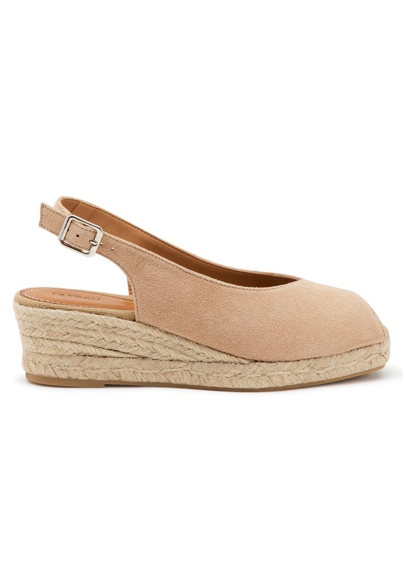 Frau Shoes OPEN SLINGBACKS WITH WEDGE - Zeppe - pink