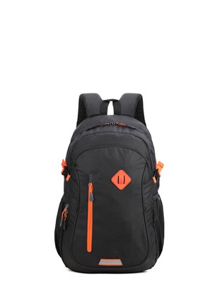 Tagesrucksack - black and orange