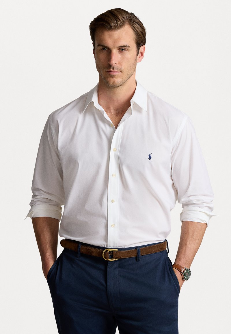 Polo Ralph Lauren Big & Tall - LONG SLEEVE SPORT SHIRT - Chemise - white, Agrandir