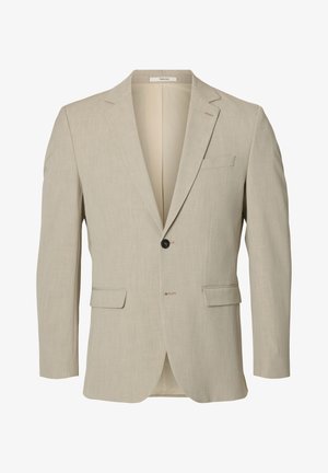 Selected, SLHSLIM LIAM - Blézerkabát - oatmeal