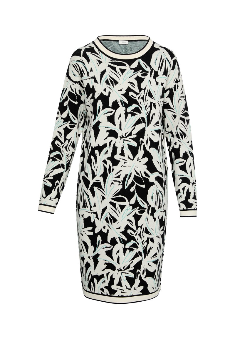 s.Oliver BLACK LABEL Gebreide jurk zwart s.Oliver BLACK LABEL Gebreide jurk zwart
