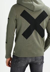 Jack & Jones Felpa con cappuccio - olive