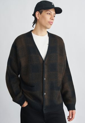 EVERSON CARDIGAN - Kardigán - black/palisander