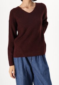ONLY Tall Neule - dark red