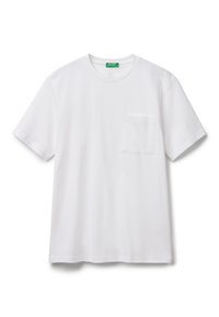 United Colors of Benetton WITH POCKET - Jednoduché tričko - white