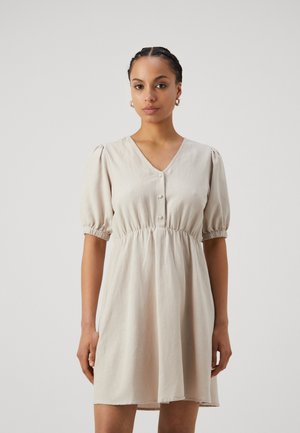 Pieces PCKLARISA DRESS  - Shirt dress - silver gray