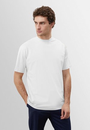 ANT Antioch White Zippered Woven Men's Knit T-Shirt - San Francisco