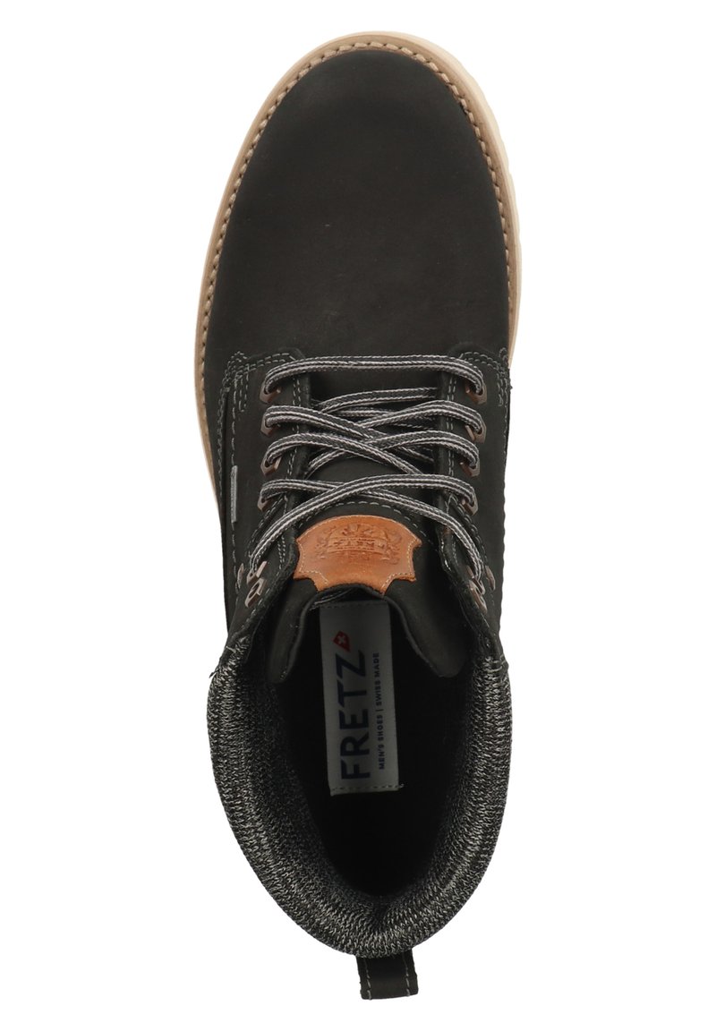 Herren Schnürboots | Fretz Men Schnürstiefelette noir/dunkelgrau - UJ94746 Herren Schnürboots | Fretz Men Schnürstiefelette noir/dunkelgrau - UJ94746