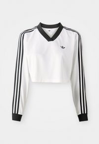T-shirt à manches longues - white/black