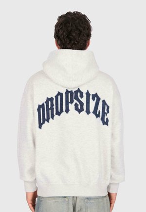 APPLICATION - Hoodie - grey melange