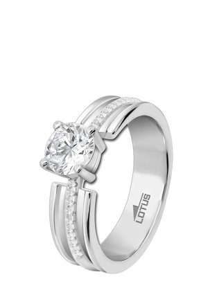 ZIRKONIASTEIN - Bague - silberfarben, weiß