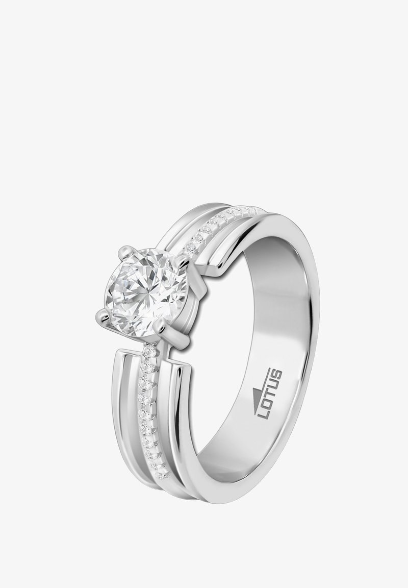 Lotus Silver ZIRKONIASTEIN - Bague - silberfarben, weiß