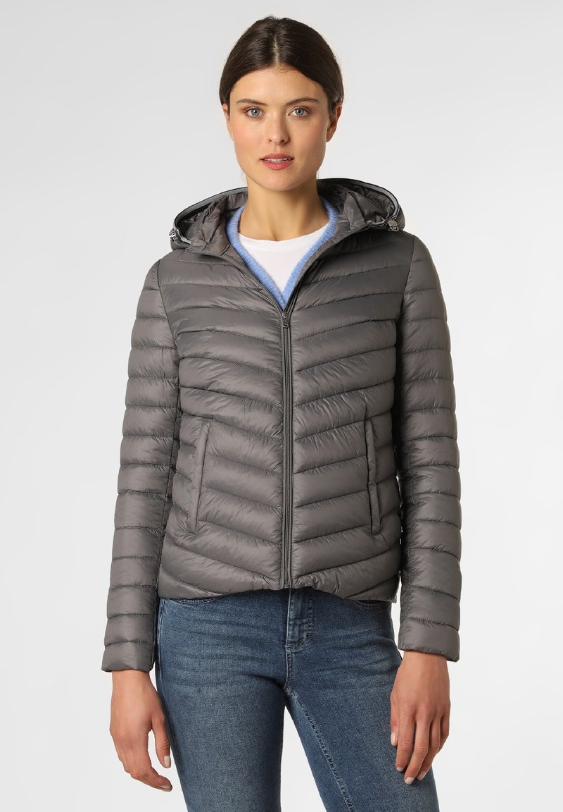 Damen Leichte Jacken | Marie Lund Winterjacke grau/blau - SL30352 Damen Leichte Jacken | Marie Lund Winterjacke grau/blau - SL30352