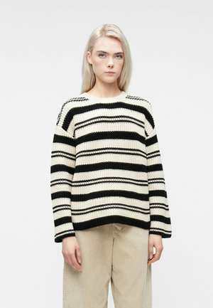 Selected Femme SLFSELMA NEW O NECK  - Camisola - birch/black