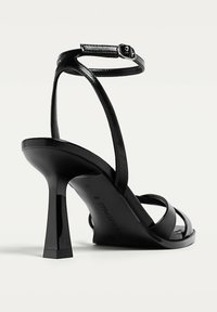 Stradivarius High heeled sandals - black