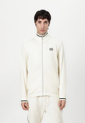 Zip-up sweatshirt - ecru