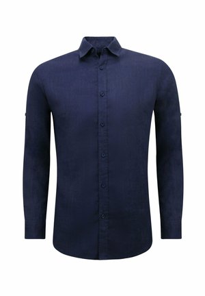 Overhemd - donker blauw