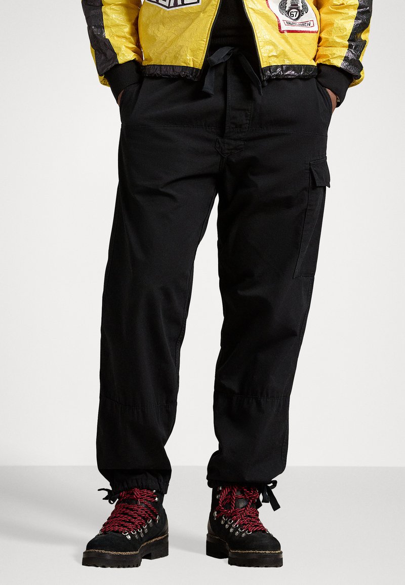 Polo Ralph Lauren - RELAXED FIT CANVAS CARGO TROUSER - Pantalon classique - black, Agrandir