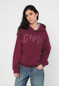 GAP HERITAGE - Sweat à capuche - tuscan red