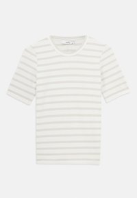 CHAMBERS - T-shirts med print - fog/white