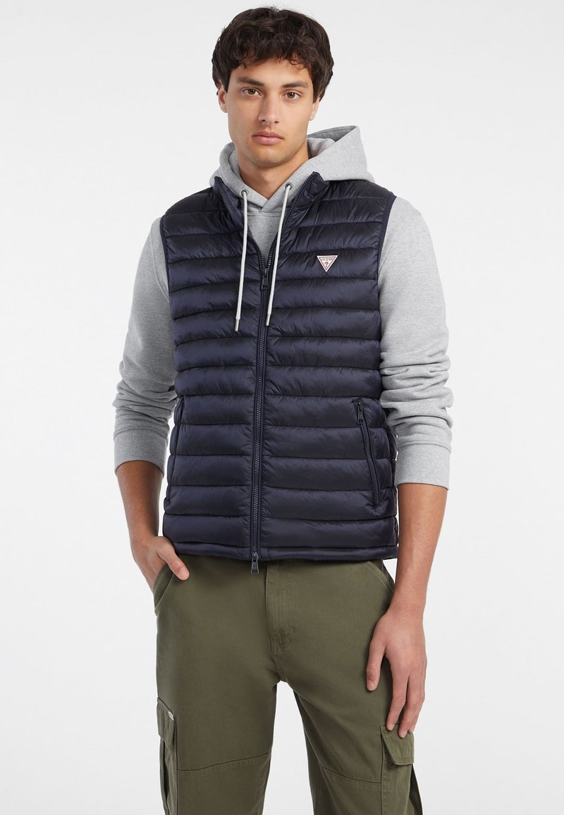 Guess Jeans PUFFER - Liemenė - dunkelblau