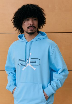 CROSSOVER GFX - Φούτερ με κουκούλα - blue chill/black/white