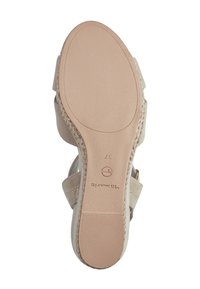 Tamaris Sandali con plateau - champagne