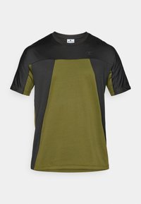 Champion C-TECH COLORBLOCK CREWNECK  - Sport T-shirt - khaki