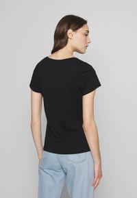 Calvin Klein Jeans MONOLOGO SLIM TEE 2 PACK - T-shirt básica - black