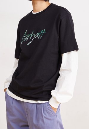 Print T-shirt - black