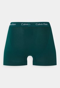 Calvin Klein Underwear TRUNK 3 PACK COTTON STRETCH - Cuecas boxer - maya blue/direct green/aqua luster